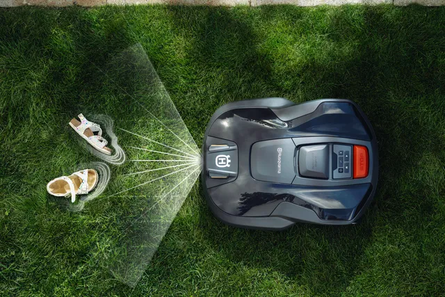 Zaznavanje predmetov in njihovo izogibanje z umetno inteligenco husqvarna automower